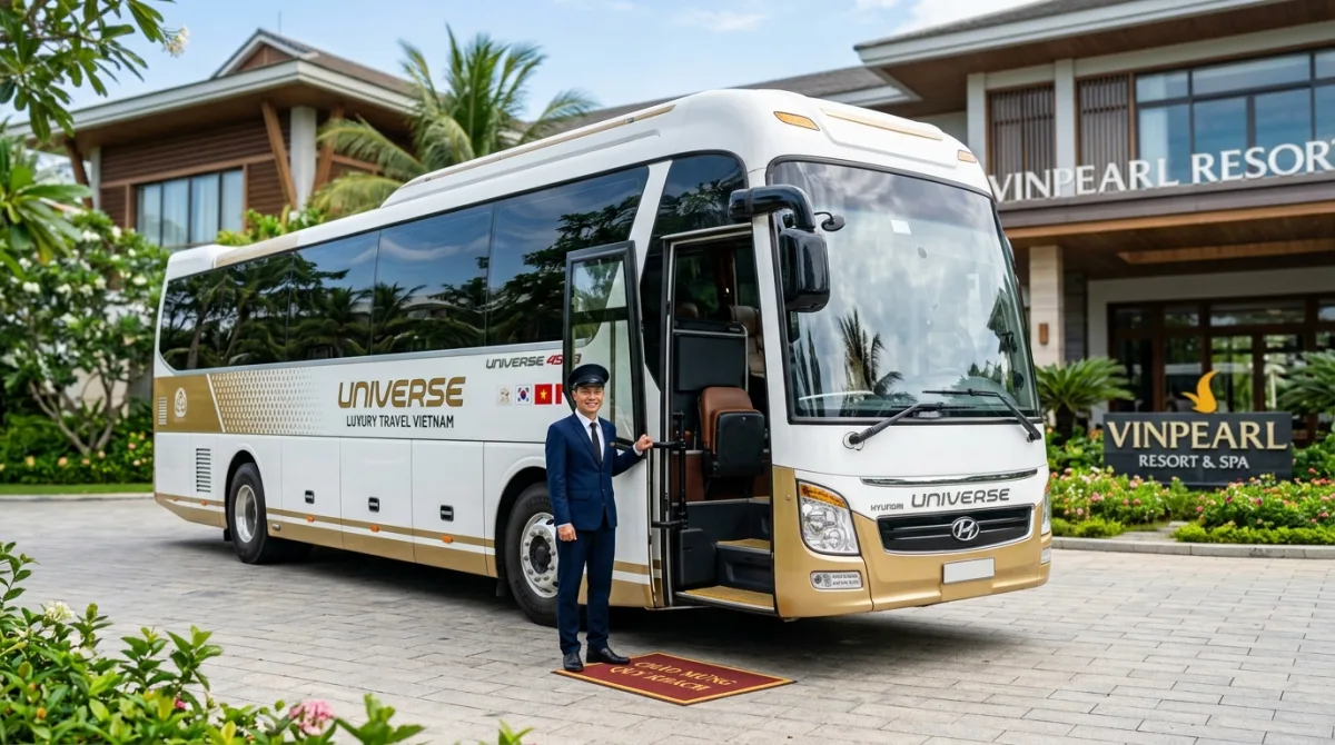 Thuê Xe 45 Chỗ Đi Tỉnh Hyundai Universe Cao Cấp Phục Vụ Đoàn Lớn
