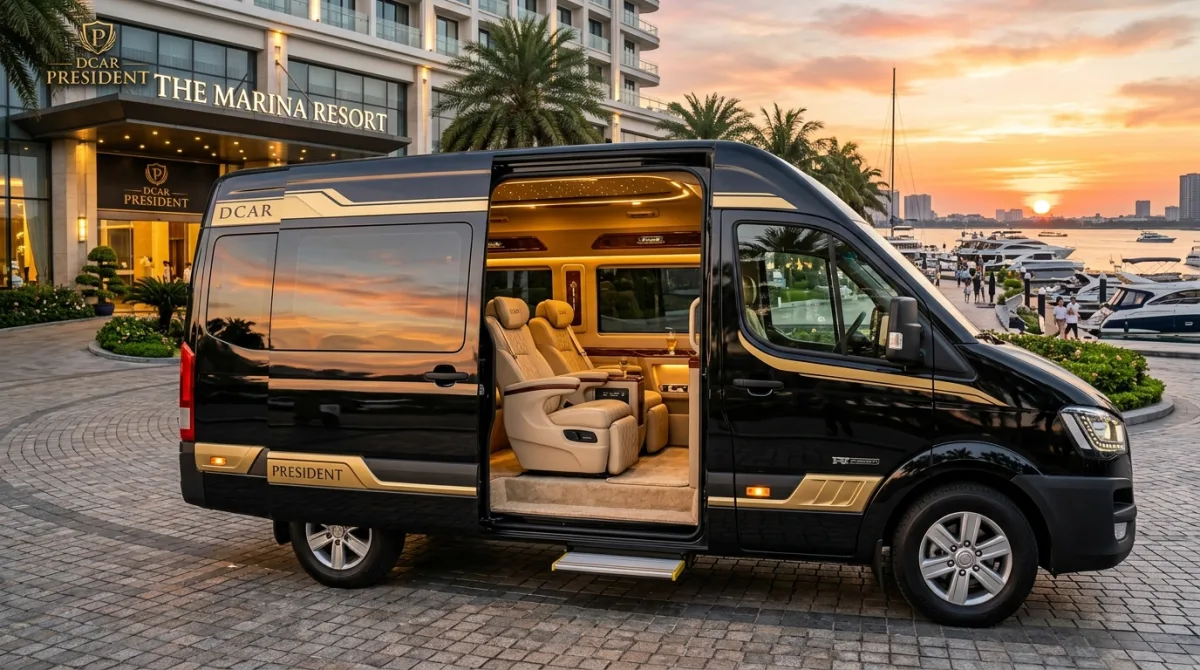 Thuê Xe Limousine Đi Tỉnh Có Tài Xế DCar 9 - 11 - 19 Chỗ Thượng Lưu